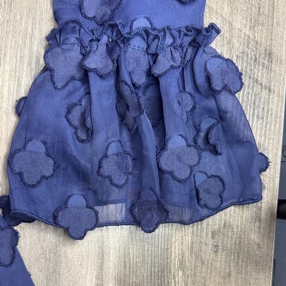 Dainty Jewells Navy “Petals in the Wind” Dress - Picture 5 of 6